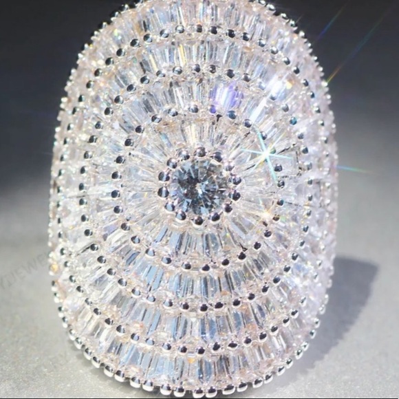 Wide sterling silver band ring - Picture 3 of 3